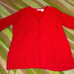 ❤️ EUC VTG retro 1990’s Katie  Lee holiday blouse